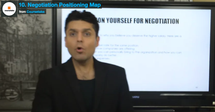 10. Negotiation Positioning Map