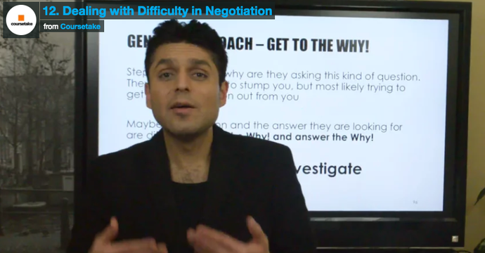 12. Dealing with Difficulty in Negotiation