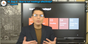 15. Step 6 - How to run meetings effectively?