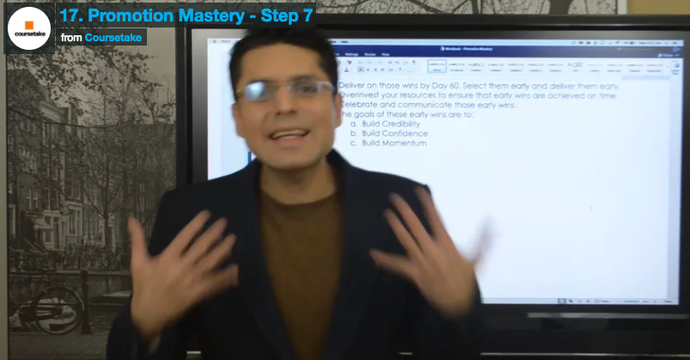 17. Promotion Mastery - Step 7