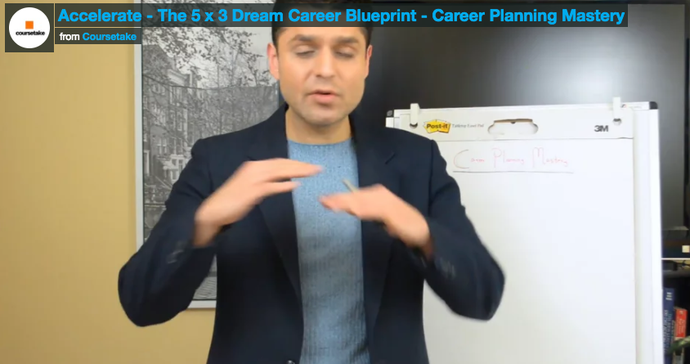 Career Planning Mastery - Accelerate - The 5 x 3 Dream Career Blueprint