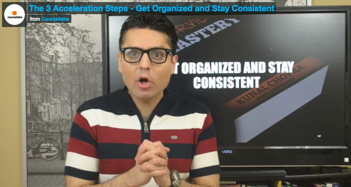 Career Planning Mastery - The 3 Acceleration Steps - Get Organized and Stay Consistent