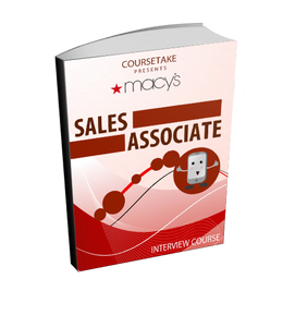 Macy's Sales Associate Interview Preparation Course (with Workbook)