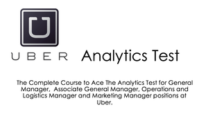 Uber Analytics Test Full Online Course