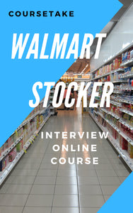 Walmart Stocker, Backroom and Receiving Associate Interview Preparation Online Course