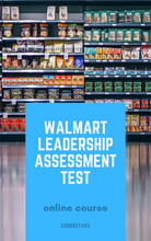 Walmart Leadership Assessment Test Online Course